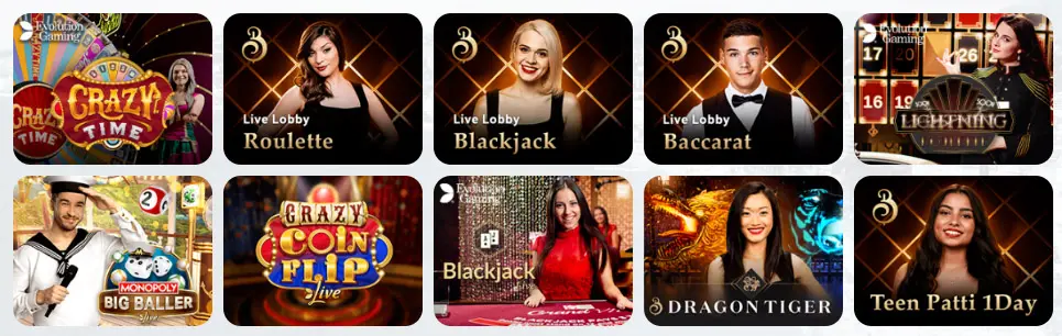Giochi da casinò dal vivo KING BET 24 CASINO