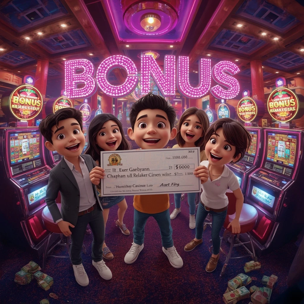 bonus nelle mani di un uomo al casinò KING BET 24 CASINO
