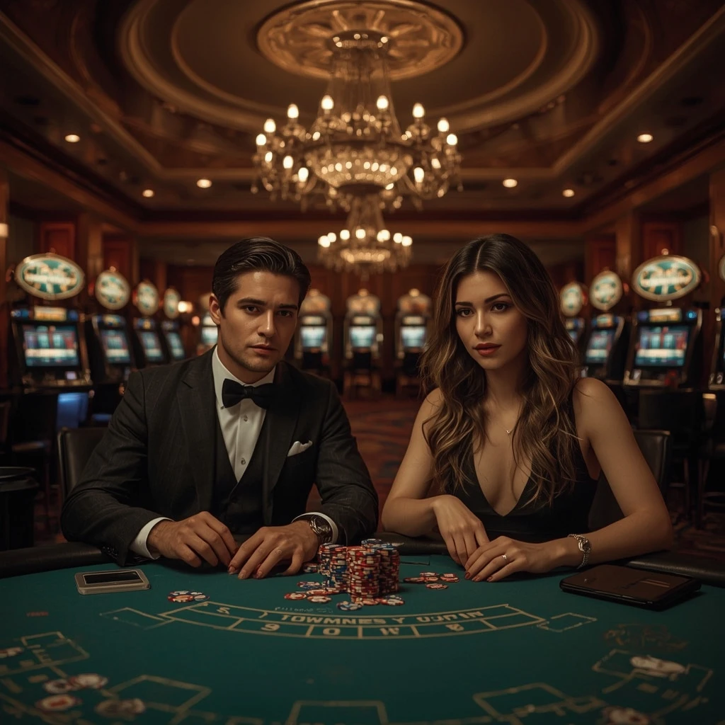 Due giocatori di poker al KING BET 24 CASINO